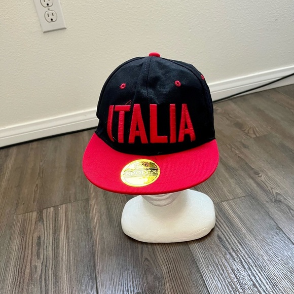 Other - Black and Red Italia Cap
